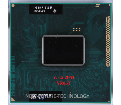 CPU Intel Core i7-2620M-2.7Ghz