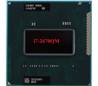 CPU Intel Core i7-2720QM-2.2Ghz